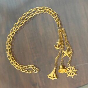 Vintage Nautical Charm Necklace